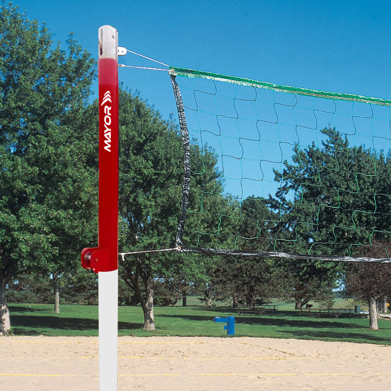 Mayor Volleyball Fixed Poles Posts Set Pairmpp026 Mayor Sports